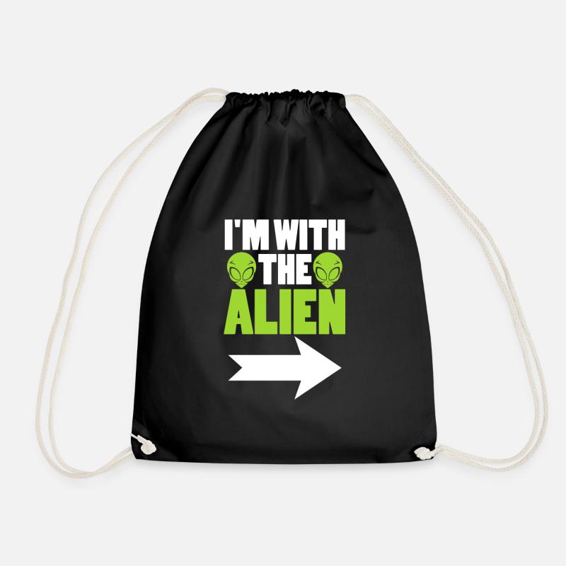 Alien - Turnbeutel - Schwarz