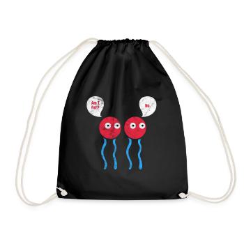 Biology - Drawstring Bag - black - Front