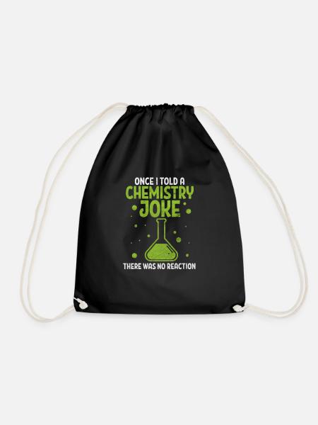 Cadeau de laboratoire de chimie chimiste science - Sac de sport léger - noir