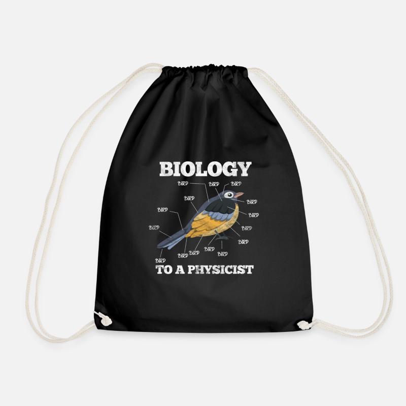 Biologie - Turnbeutel - Schwarz