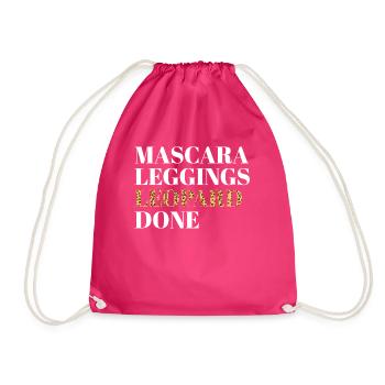 Mascara Beauty - Mascara Leggins Leopard Done - Turnbeutel - Fuchsia - Vorne