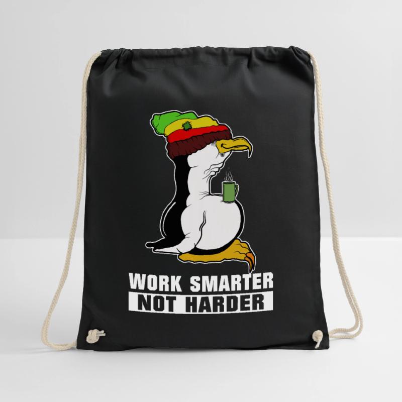 Pause café pingouin Linux Rasta Informatik PC Nerd Sac de sport léger