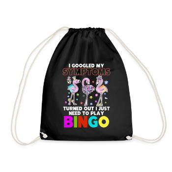 Mes Symtoms se sont avérés que j'avais juste besoin de jouer au bingo - Sac de sport léger - noir - Devant
