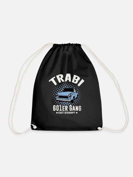 Trabi 601er Gang - Turnbeutel - Schwarz