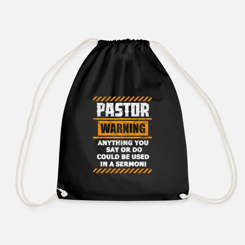 Pastor - Turnbeutel - Schwarz