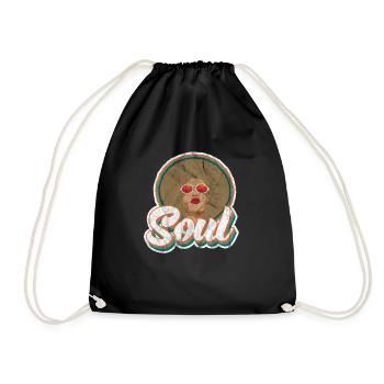 soul - Drawstring Bag - black - Front