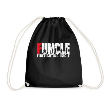 Funcle pompier oncle - Sac de sport léger - noir - Devant