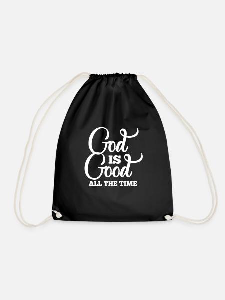Gott - Turnbeutel - Schwarz