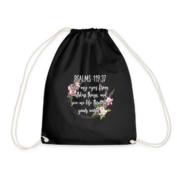 Bible - Drawstring Bag - black - Front