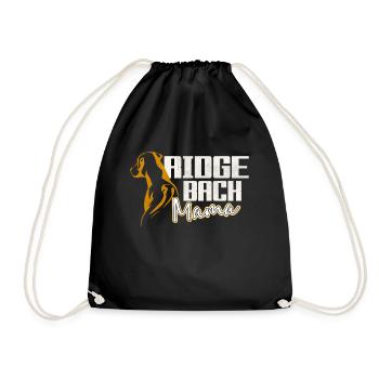 Rhodesian Ridgeback Mama - Sac de sport léger - noir - Devant