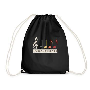 Orchestra Choir Orchestra Retro - Drawstring Bag - black - Front