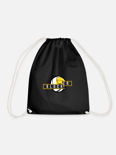 Volleyball Blocker - Turnbeutel - Schwarz