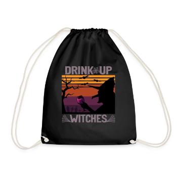 Hexe Halloween - Drink Up Witches - Sac de sport léger - noir - Devant