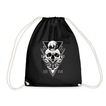 Occult Witchcraft | Sacred Geometry - Drawstring Bag - black - Front