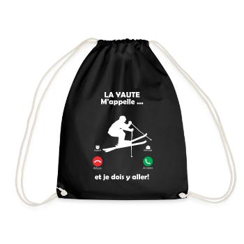 La yaute m'appelle humour haute-savoie - Sac de sport léger - noir - Devant