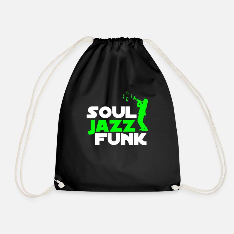 Soul jazz funk - Drawstring Bag - black
