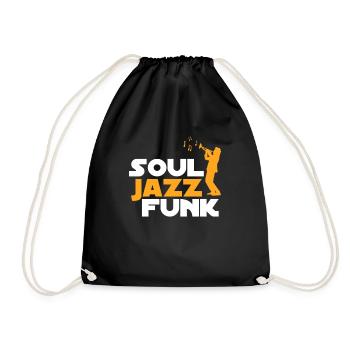 Soul jazz funk - Drawstring Bag - black - Front