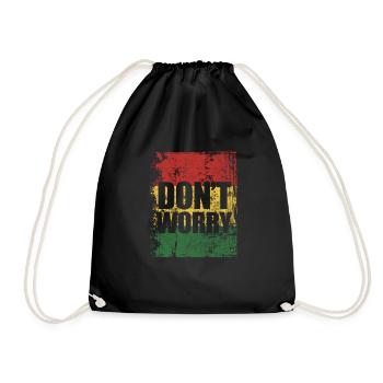 Rasta Rastafarian Reggae Jamaica Ragga Gift - Sac de sport léger - noir - Devant