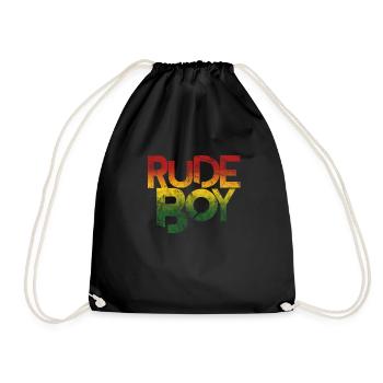 Rasta Rastafarian Reggae Jamaica Ragga Gift - Sac de sport léger - noir - Devant
