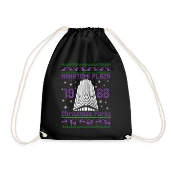Nakatomi Plaza Christmas Party 1988 Ugly Christmas - Turnbeutel - Schwarz - Vorne