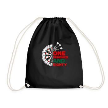 Dart Darts Bullseye Dartboard Dart Gift - Sac de sport léger - noir - Devant