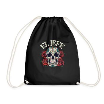 Dia De Los Muertos Chef - Sac de sport léger - noir - Devant