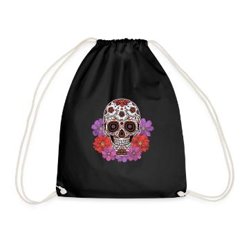 Dia De Los Muertos - Turnbeutel - Schwarz - Vorne