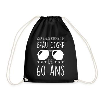 Voila à quoi ressemble un beau gosse de 60 ans - Sac de sport léger - noir - Devant