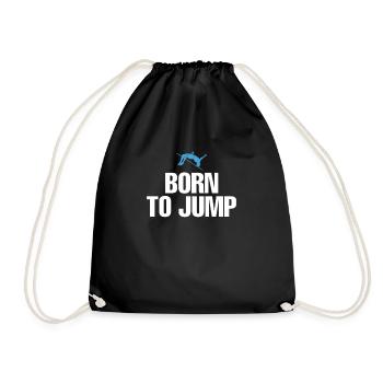 Cadeau de chemise Born To Jump Pole Vault - Sac de sport léger - noir - Devant