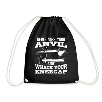 Blacksmith and Farrier Gifts - Drawstring Bag - black - Front