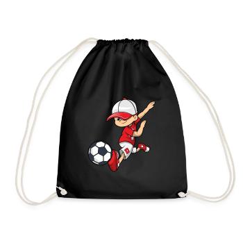 Football Suisse cadeau joueur de football Nati Garçon - Sac de sport léger - noir - Devant