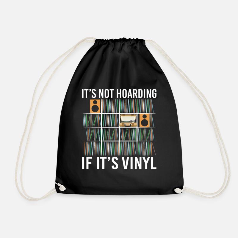 It's Not Hoarding If It's Vinyl Vintage Records - Turnbeutel - Schwarz