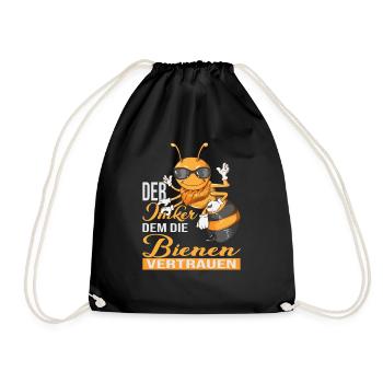 L’apiculteur a confiance en l’apiculture - Sac de sport léger - noir - Devant