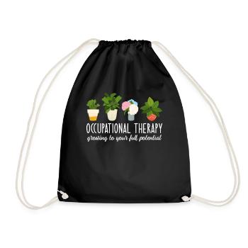 Occupational Therapy - Drawstring Bag - black - Front