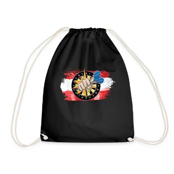 Autriche Dartspieler Austrian Dart Team - Fléchettes - Sac de sport léger - noir - Devant