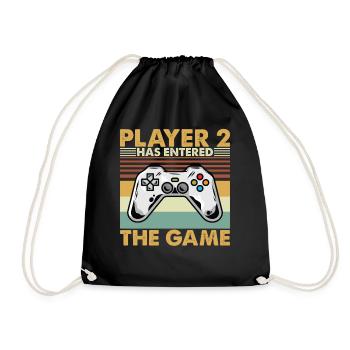 Player 2 Has Entered The Game - Sac de sport léger - noir - Devant