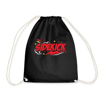 Superhero Dad and Sidekicks Matching - Sac de sport léger - noir - Devant