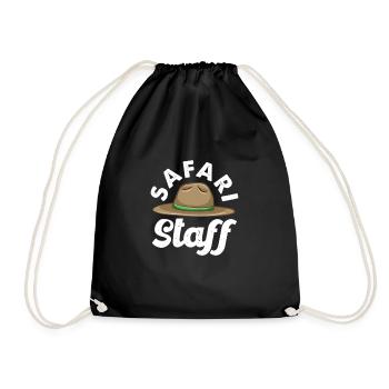 Africa Safari - Drawstring Bag - black - Front
