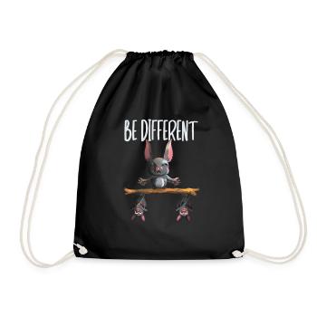 Sois un autre fan de rengaine avec des chauves-souris cool - Sac de sport léger - noir - Devant