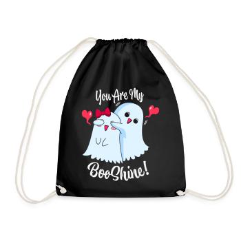 You Are My Boo Shine Halloween Cute Ghosts T Shirt - Sac de sport léger - noir - Devant