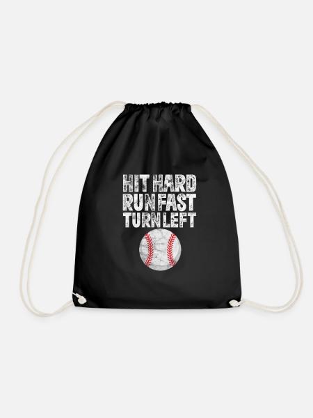 Baseball - Turnbeutel - Schwarz