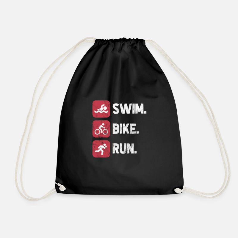 Triathlon - Turnbeutel - Schwarz