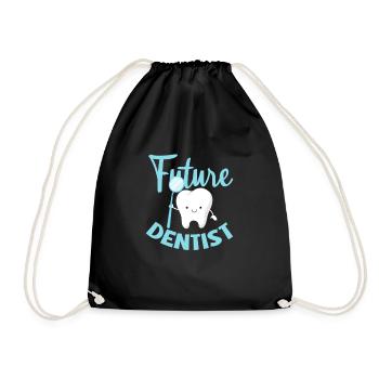 Dentiste Dentiste Dentiste Dentist Dents Cadeau - Sac de sport léger - noir - Devant