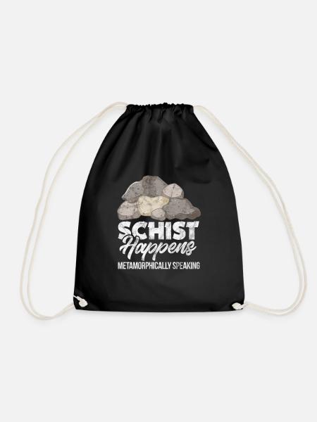 Geology - Drawstring Bag - black