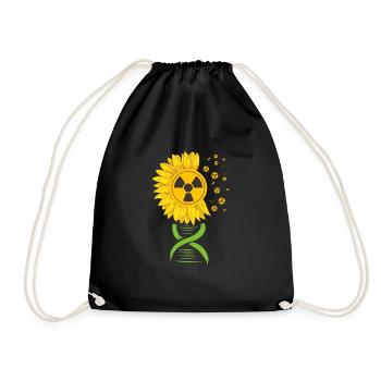 Radiology Radiologist Röntgen Rad Tech Gift - Drawstring Bag - black - Front