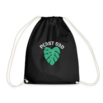 Vegan Père Vegan Vegan Vegan Cadeau de fête des pères - Sac de sport léger - noir - Devant
