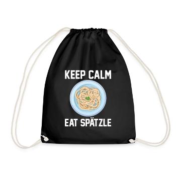 Swabian T-Shirts | Swabian Schwabe Gifts - Drawstring Bag - black - Front