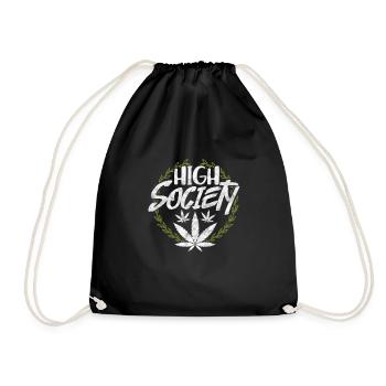 Cannabis - Sac de sport léger - noir - Devant