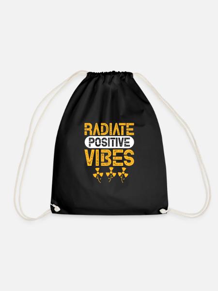 Radiologie Radiologe Röntgen Rad Tech Geschenk - Turnbeutel - Schwarz