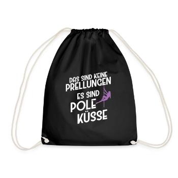 Pole Dance Poledancing Stangentanz Pole-Dance - Turnbeutel - Schwarz - Vorne